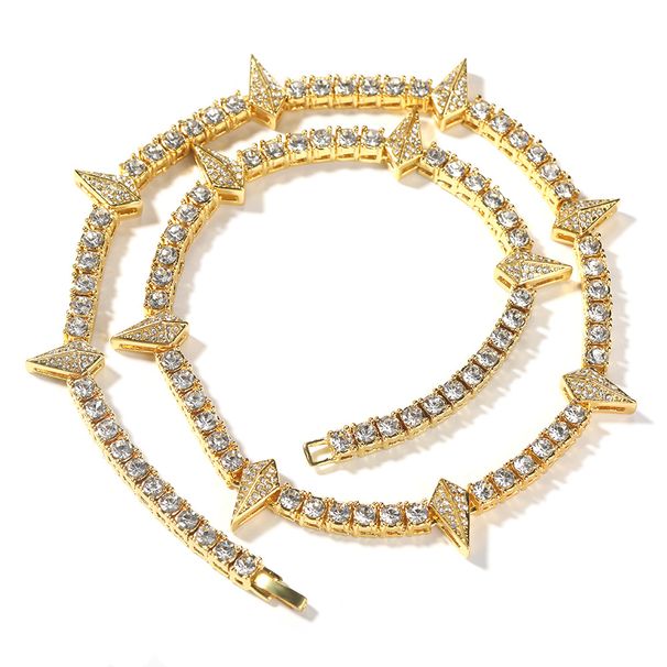 Europe and the United States new luminous dripping oil alloy necklace nightclub fashion accessories_ipsvogv.com