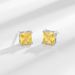 Men’s Jewelry Fashion Popular Hip Hop Earrings Quadrilateral Zircon Street Fashion Earrings Hiphop Men's Earrings_ipsvogv.com
