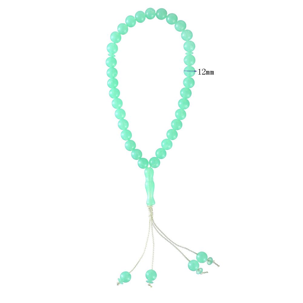 Muslim 33 luminous 12MM African Middle East Islamic prayer beads Arab Muslim prayer beads bracelets Prayer beads_ipsvogv.com