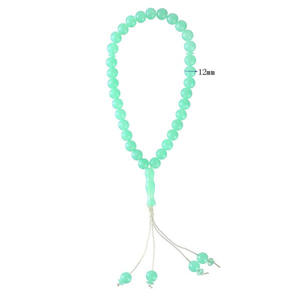 Muslim 33 luminous 12MM African Middle East Islamic prayer beads Arab Muslim prayer beads bracelets Prayer beads_ipsvogv.com