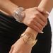 B2633 New Metal Design Spiral Iron Wire Open Bracelet Style Personalized Geometry Niche Handpiece_ipsvogv.com