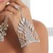 Rhinestone bracelets, fashionable tassel colored diamond horse eye finger bracelets, ladies' versatile accessories_ipsvogv.com