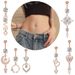 Women's Jewelry Zircon Belly Button Ring Belly Button Nail Piercing Jewelry_ipsvogv.com