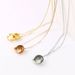 Double Big Cake Full Ring Couple Dia Necklace_ipsvogv.com