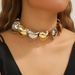 Fashion Jewelry Personality Trendy Ins Simple Heart Necklace Light Luxury Color Block Chain_ipsvogv.com