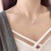 True Love Heart Shaped Necklace Female Element Crystal Love Clavicle Necklace Female_ipsvogv.com