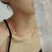Twisted Double-layer Titanium Steel Necklace With Tassel Collarbone Fashionable Neck Chain, Versatile For Women's_ipsvogv.com