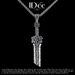 Frech Idoe Aciet Sword Ecklace Tredy Me's Thai Pedat Persoalized Pure Silver Accessory Light Luxury Iche_ipsvogv.com