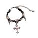 Punk Dark Style Diamond Cross Necklace Jewelry Hot Girl Gothic Versatile Niche Design Necklace Clavicle Chain_ipsvogv.com
