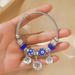 New Pan Family Style Crystal Beaded Bracelet, Jewelry, Dreamcatcher, Flower, Love Girl_ipsvogv.com