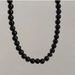 Korean Blogger Fever's Same Black Beaded Necklace, Female Niche, High-end Feeling, Light Luxury, Cold And Indifferent_ipsvogv.com