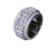 Cao Shi Hip Hop Street Men's And Women's Trend Super Flash Half Diamond Accessories Fashion Index Finger Ring_ipsvogv.com