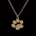 Popular Cute Animal Cat Claw Foot High Quality Copper Chain Alloy Pendant Footprint Necklace_ipsvogv.com