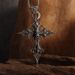Personalized Gothic Skull Cross Pendant Necklace Men's Trend Punk Jewelry Gift_ipsvogv.com