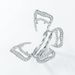Butterfly Design High Carbon Diamond Ring S925 Silver Full Inlaid Colored Gemstone Finger Ring Light Luxury Fashion Personality_ipsvogv.com