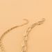 Necklace Alloy Heart Shaped Zircon Lightning Pendant Double Layer Clavicle Chain Necklace For Women_ipsvogv.com