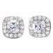 Men And Women's Jewelry Rock Sugar Earrings S925 Silver Plated Full Diamond Hip Hop Street American Diamond Earrings Trendy High End Single_ipsvogv.com
