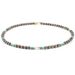 6mm Brushed Round Beads Freshwater Pearl Turquoise Natural Stone Necklace Clavicle Chain Female_ipsvogv.com