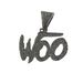 Hot Selling Full Diamond Letter WOO Alloy Pendant Hip Hop Cuban Chain Personalized Men's Necklace_ipsvogv.com