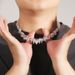 Men's Jewelry Bold Spiked Thorn Eye Hip Hop Necklace With Rhinestones For Unique Streetwear Style Sizes 18-22 Inch_ipsvogv.com