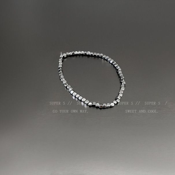 Dark Punk Y2K Pentagram Leather Bracelet For Women Ins Sweet Cool Cuban Style Layered Beaded Accessories_ipsvogv.com