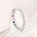 Cao Shi's New Rainbow Heart Ring Is Popular, Featuring Light Luxury Heart-shaped And Colorful Layered Women's Rings_ipsvogv.com