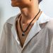 cross-border Tiger Stone Beaded Necklace Men's Hip-hop Niche High-end Sense Simple Personality Men's Collarbone Chain Accessories_ipsvogv.com