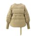 Women's Clothing V neck winter coats jacket for women mid length waist tie fashion single breasted winter coats trend_ipsvogv.com