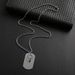 Hot Selling Hip-hop Military Brand Necklace, Long Street Men's And Women's Versatile Sweater Chain, New Ins Accessories_ipsvogv.com