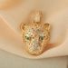 Yao Qua Xiag Jewelry Copper Plated Real Gold Aimal Leopard Head Persoalized Tredy Hip Hop Pedat Necklace For_ipsvogv.com