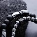 Black Gallstone Bracelet For Men, Twisting Personality, Dark And Cold Style, High End, Versatile, Summer Accessories,_ipsvogv.com