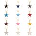 Oil Drop Star Pendant Necklace - Five-Pointed Star Clavicle Chain, Stylish Sweater Jewelry For Women_ipsvogv.com