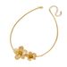 Metal Light Luxury Collarbone Chain With A And High-end Feel, Simple Flower Metal Necklace For Women_ipsvogv.com