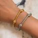 Spring And SummerWomen’s Jewelry Set Fashion Real Gold Electroplated Titanium Steel Knotted Twisted Steel Color Open Bracelet_ipsvogv.com