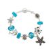 Hot selling marine jewelry blue crystal star pendant bracelet DIY handmade jewelry_ipsvogv.com