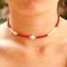 Accessories Bohemian Style Personality Rice Beads Five Pointed Star Necklace Female Choker_ipsvogv.com