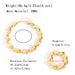 Exaggerated Smooth Wrinkled Beaded Necklace Simple Special Shaped Bead Clavicle Chain Jewelry_ipsvogv.com