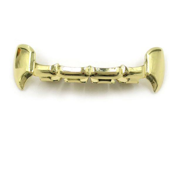 Hot Sale Gold Plated Hip Hop Braces Gold Plated Smooth Flat Teeth Hip Hop Gold Teeth_ipsvogv.com