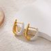Women’s Jewelry Set Fashion Personality Color Copper Plated Oil Drop Series Geometric Oval Earrings Ear Buckles Fashionable Simple Creative Earrings_ipsvogv.com