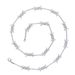 Hip Hop New Thorn Fashion Inlaid Zircon Tennis Chain Couple Necklace_ipsvogv.com
