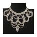 Bohemian exaggerated necklace fashion luxury rhinestone crystal necklace accessories necklace jewelry_ipsvogv.com