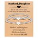 Women's Jewelry Mother And Daughter Bracelet Set Daughter Girl Gift Silver Bead Chain Bracelet Stainless Steel Love Bracelet Set_ipsvogv.com