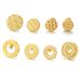 Stainless Braided Threaded Ac, Titanium Steel Ear Hooks, DIY Handmade Circular Ring With Gold-plated Earring_ipsvogv.com