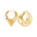 Women's Jewelry S925 Silver Needle Heavy Metal Glossy Personality Earrings Simple Cold Style Retro Earrings_ipsvogv.com