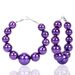 Women’s Jewelry Set Fashion Exaggerated Earrings Fashion Big Circle Pearl Earrings Female Hoop Earrings_ipsvogv.com