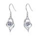 S Silver Has You Earrings, Women's Temperament, Long Fashion Earhook Jewelry, Constellation Heart Mosang Stone Earrings_ipsvogv.com