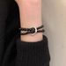 New Chinese Style, Like A Fish In Water, With Koi Safety Buckle, Double Loop Obsidian Agate Brac, Ancient Style_ipsvogv.com