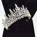 Korean style new bride crown princess birthday crown alloy inlaid rhinestone tiara hair accessories wedding dress with headband_ipsvogv.com