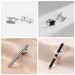 Dai Li Men's Business Tie Clip Cufflinks Set French Retro Copper Cufflinks Fashion Enamel Tie Clip Black Gift Box_ipsvogv.com