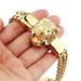 Stainless Titanium Steel Lion Head Bracelet Spring Summer Men's Hip Hop Jewelry 2023 New Style Personality_ipsvogv.com